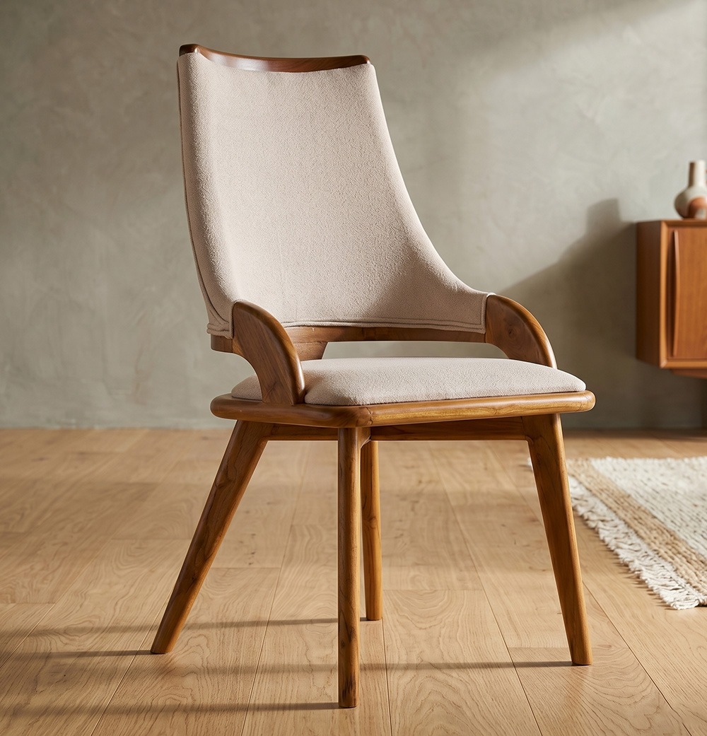 Modern chair with comfortable seating for living spaces